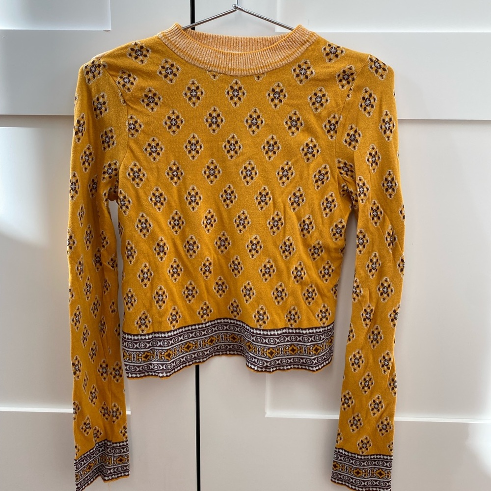 Free people cropped sweater